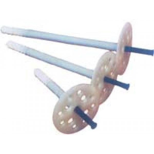 Dibluri 180 mm ( 18 cm ) pentru polistiren sau vata 10 - 14 cm Cutie 100 Buc